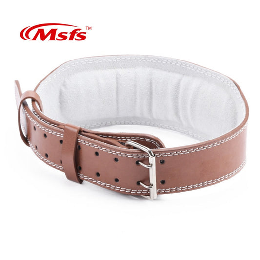 Leather Weightlifting Belt Gym Tools